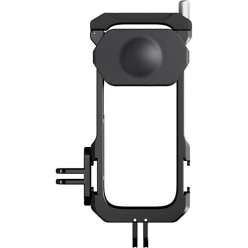 Metal Camera Vertical Cage Protection Frame with Cold Shoe Lens Guards for insta360 one X2 Cameras Expansion Accessories