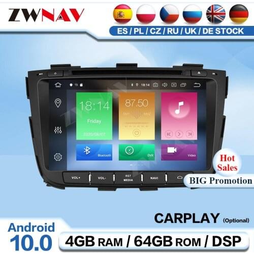 Carplay 2 Din Android Multimedia For KIA SORENTO 2012 2013 2014 2015 Radio Receiver Audio Stereo Player GPS Navigation Head Unit