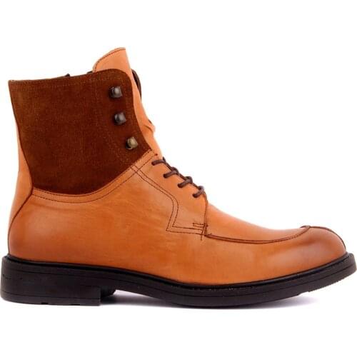 Sail-Lakers Taba Süet Leather Zipper Male Boots