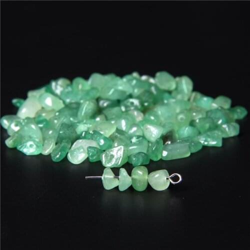 Natural Aventurine Chips Beads Nugget Gravel Irregular Stone Chips Loose Beads For jewelry making DIY Bracelet Necklace Earing