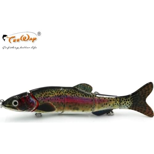 New Product Fishing Lure 5 Segment Swimbait Crankbait Hard Bait Slow 38g 16cm Fishing hook Fishing Tackle FL5-05