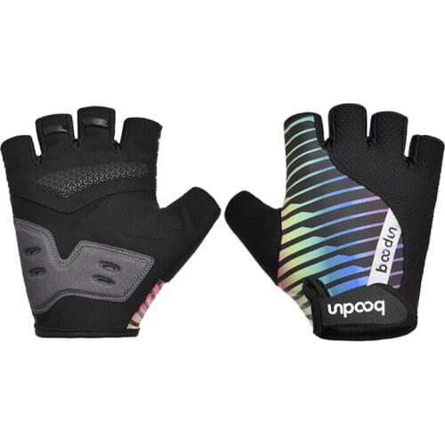 Boodun Summer Cycling Gloves Half Finger MTB Gloves Shockproof Breathable Road Mountain Bike Bicycle Gloves