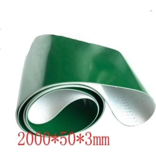 2000mm X 50mm X 3mm Industrial Transmission Line Belt Conveyor PVC Belt