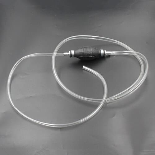 Clear 8mm Yacht Boat Outboard Oil Tank Valve Manual Pump Fuel pipe Motorcycle