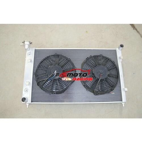 Racing Aluminum Radiator + FAN For Holden Commodore VY 6cyl v6 2002-2004 2004 2003 2002