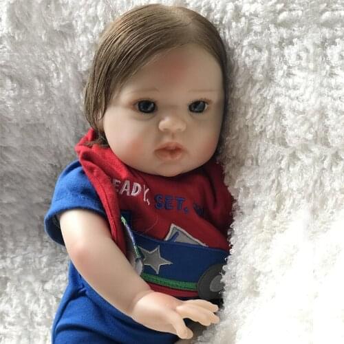 OtardDolls real baby infant silicone doll bebe Reborn 20inch Soft touch baby reborn toddler doll toys gift