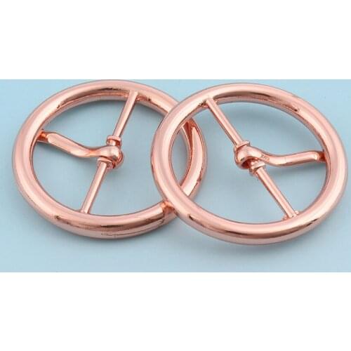Rose gold Adjuster Buckles 6pcs 31mm Release Belt Buckle with prong Tri Bar Buckles Strap Buckles Slider Fastener