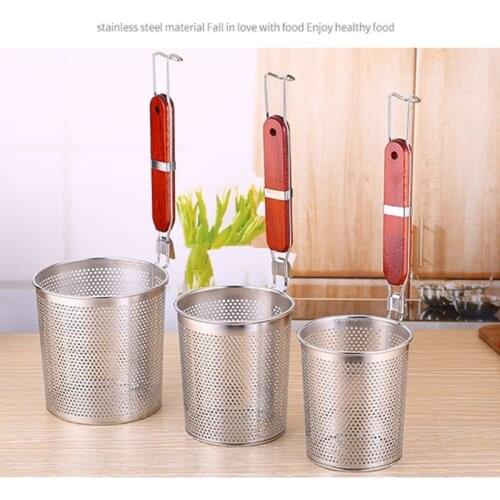 Mesh Spider Food Dumpling Noodle Strainer Fine Mesh Skimmer Kitchen Cooking Tools Quick Draining Micro-perforations Home
