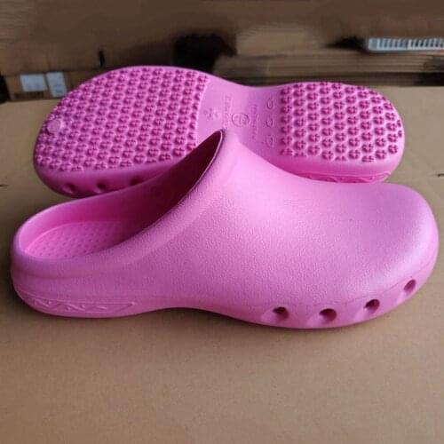 Hospital Non Slip Slippers Operating Room Doctor Nurse Pure Color Soft Comfortable EVA Material High Quality Nurse Slippers