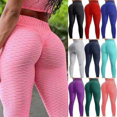 Booty Yoga Pants Butt Lifting Leggings Women Fitness Sportswear High Waist Workout Tights Scrunch Anti-Cellulite Sport Gym Pants