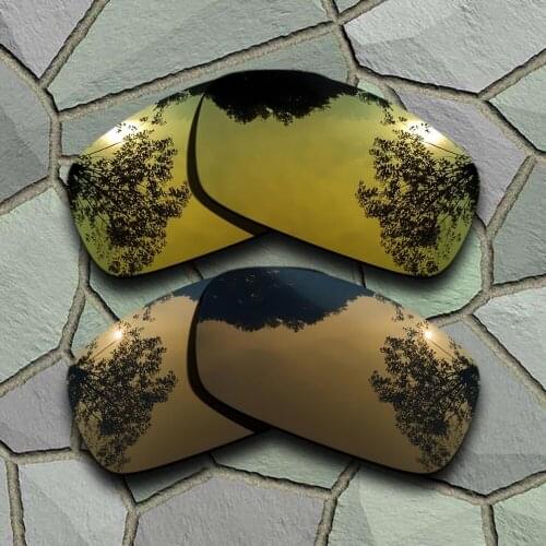 Yellow Golden&Bronze Copper Sunglasses Polarized Replacement Lenses for Oakley X Squared