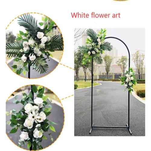 Wedding decoration stage party birthday background frame wedding wrought iron flower frame metal flower arch