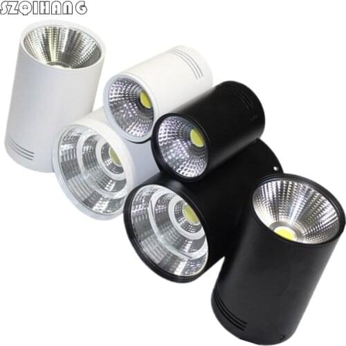 Surface Mounted LED Downlight COB 10W 15W 20W LED Down Lights LED Ceiling Lamp AC85-265V