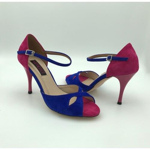 Sexy Flamenco Dance Shoes Argentina Tango Shoes pratice shoes Party shoes T6226SRS Leather Hard Sole 7.5cm 9cm heel available