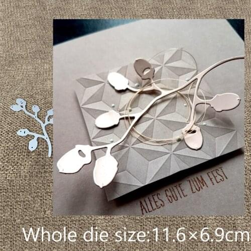 XLDesign Craft Metal Cutting Die cut die Nut leaf branch decoration scrapbooking Album Paper Card Craft Embossing Die Cuts