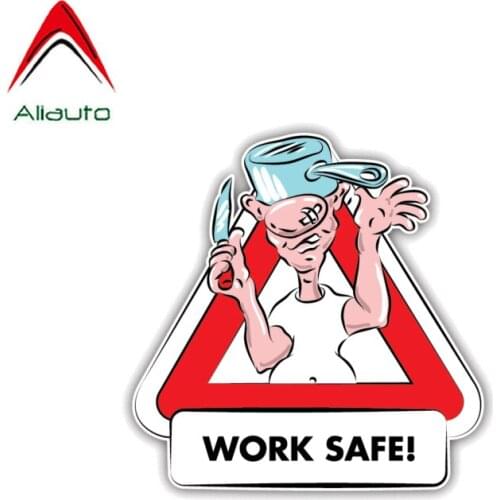 Aliauto Funny Car Sticker Personality Work Safe Accessories PVC Decal for Volvo Xc90 Nissan Qashqai J10 Renault Logan,12cm*11cm