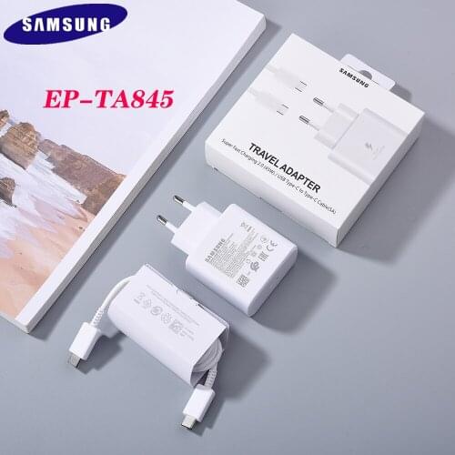 Samsung S21 S20 Note 20 Ultra 5G 45W Charger Super Fast Charge Usb Type C Pd PPS Quick Charging EU/US For Galaxy Note 10+ 5G A91
