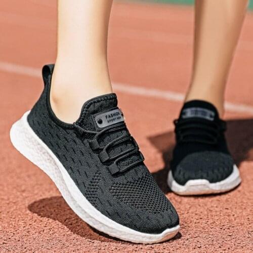 2021 Casual Sneakers Women Shoes Ladies Platform White Woman Trainers New Womens Sneaker Black Breathable Dames