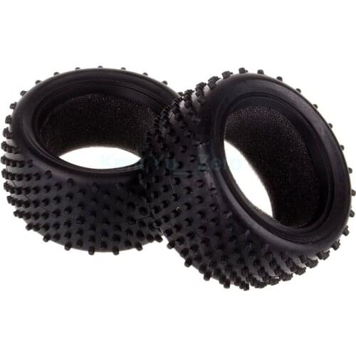 2pcs Tyre(Rear) HSP 1:10 Spare Parts For 1/10 RC NITRO Car 06025