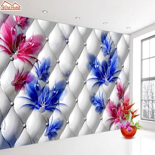 8d Silk 3d Photo Wallpapers Wall Mural Paper Contact Papers Home Decor for Walls In Rolls Wallpaper Girls for Living Room Floral