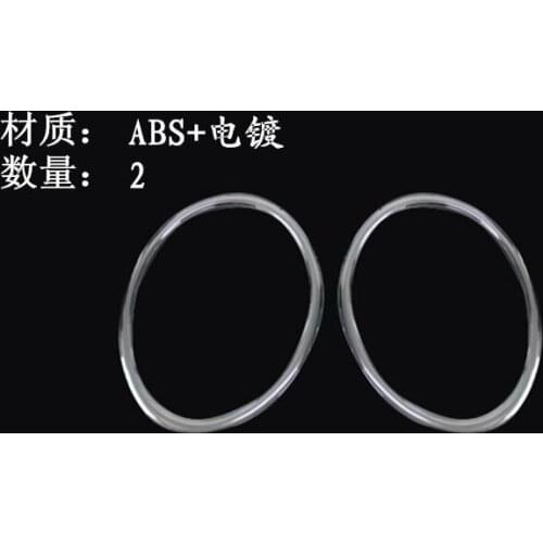 Accessories ACCESSORIES FIT FOR 2010- 2015 NISSAN JUKE DUALIS CHROME FRONT FOG LIGHT COVER TRIM MOLDING LAMP