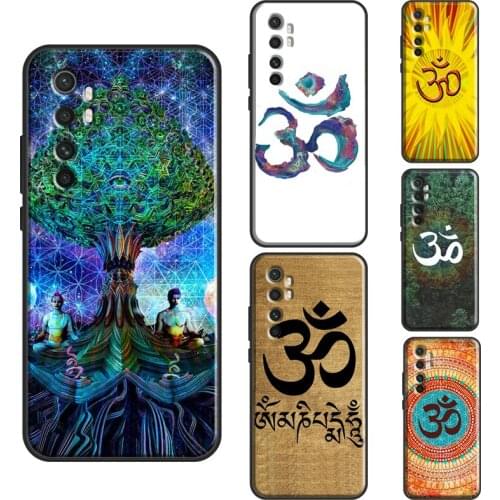 Aum Om Yoga Symbol Case For POCO X3 Pro M3 F2 F3 Phone Cover For Xiaomi Mi Note 10 Lite Mi 11 Ultra 10T Pro