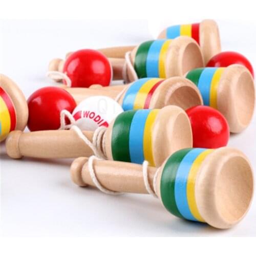 Trick Cup Montessori Educational Wooden toy 3D Hand-eye coordination toy Wooden Sensory Mathematics Jigsaw Brain Learning Toy