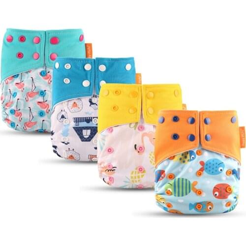 Toddler Eco Friendly Cloth Diaper Baby Accessories Boys Potty Training Pants Cartoon Panties Newborn Panties Girl Underwears