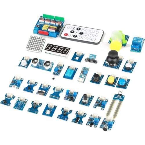 Diy 30 kinds of sensor kits, sets of sensor modules, send expansion boards, programming sets, mixly library