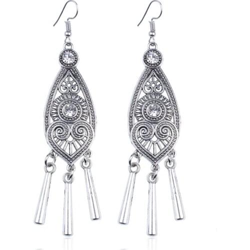 Long Tassel Earrings Women Colorful Balls Geometric Earrings