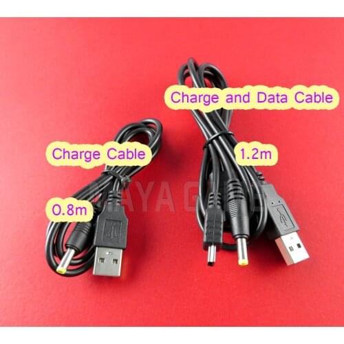 Data Cable Charger Power 2 in 1 USB Data Charge Cable Cord for Sony PSP 1000 2000 3000 Game Console