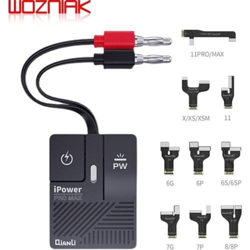 New Qianli iPower Pro Max DC Power Control Test Cable for 6/6P/6SP/7/7P/8/8P/X/Xs/Xsmax/11/11Pro/11ProMax One Button Boot Line