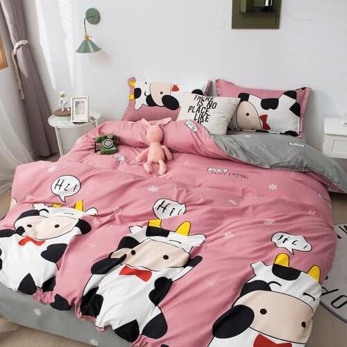 Bedding set duvet cover bedspread bed linen bedspreads for matr...set of sheets bed adornment bed linen 2 sp Nordic bed cover