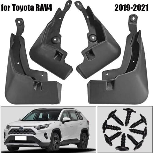For Toyota RAV4 2019-2021 4PCS mudguard anti-pollution durable anti-pollution modified car exterior accessories mudguard