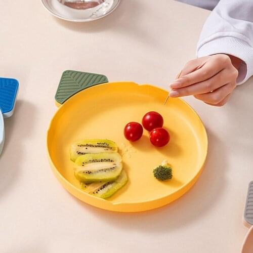 Kitchen Plastic Food Sauce Dish Cake Snack Plates Cute Household Fruit Plate Dry Fruit Candy Dish Kitchen Dessert Trays