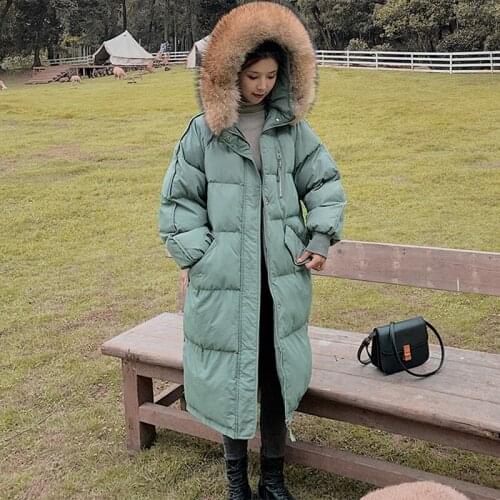 New Long Winter Jacket Women Fur Coat Oversize Parka Casual Woman Winter Coat Jacket Padded Outwear Warm Puffer Jacket Coats