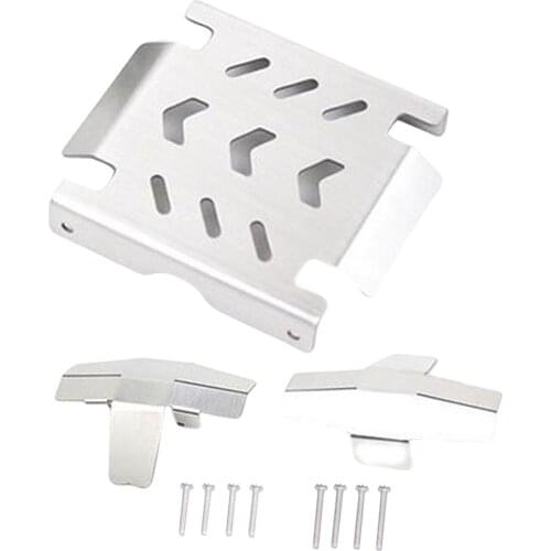 RC Upgrade Stainless Steel Chassis Armor Set for LOSI LMT 1/8 Solid Axle Buggy Crawler Truck Part Protection Skid Plate