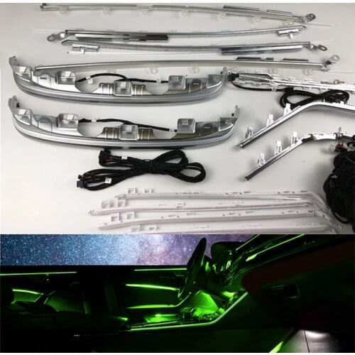 Fit for Audi A6 A6L C8 2018 up LED Interior Atmosphere Light ambient light door light Footwell light original MMI control