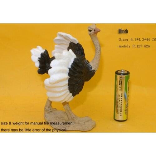 Hot toys: Ostrich bird simulation model Animals kids toys children educational props