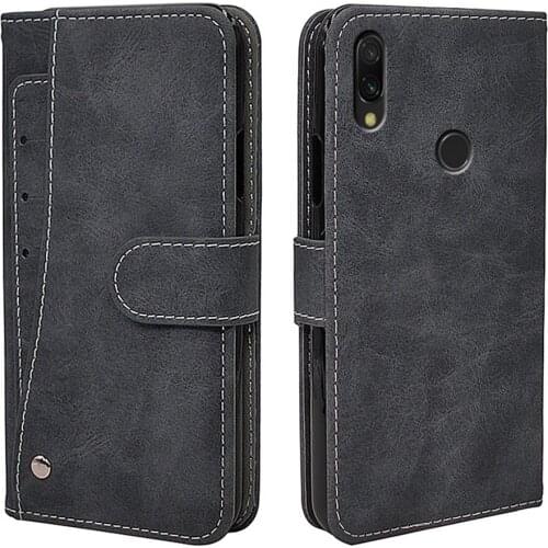 Luxury Vintage Case For Xiaomi Redmi 6 Pro 6A 7 7A Go K20 K30 Pro Case Flip Leather Silicone Wallet Cover TPU With Card Holder