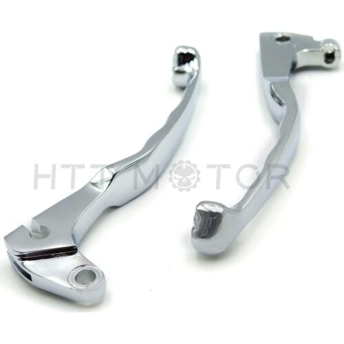 Aftermarket free shipping motorcycle parts Chrome Skull Brake Clutch Levers For Yamaha Virago XV 250 535 700 750 1000 1100