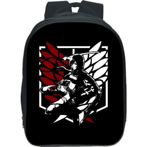 Anime Attack On Titan Backpack Kids Boys Girls Bag School Backpacks Men Travel Rucksack Teen Cartoon Casual Cosplay Knapsack