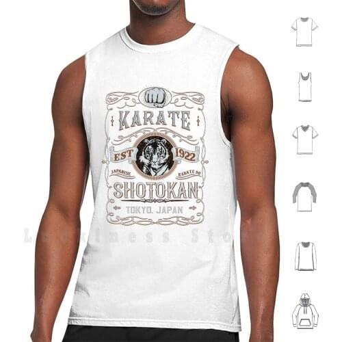 Shotokan Karate tank tops vest sleeveless Shotokan Shotokan Karate Martial Arts Karate Gichin Funakoshi
