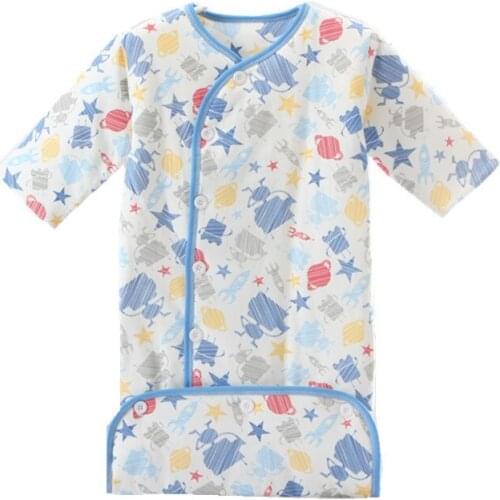 Newborn 100% Cotton Sleeping Bag Infant Sleepsack Baby Swaddle Wrap 0-6 Months Infantile Anti Kick Quilt