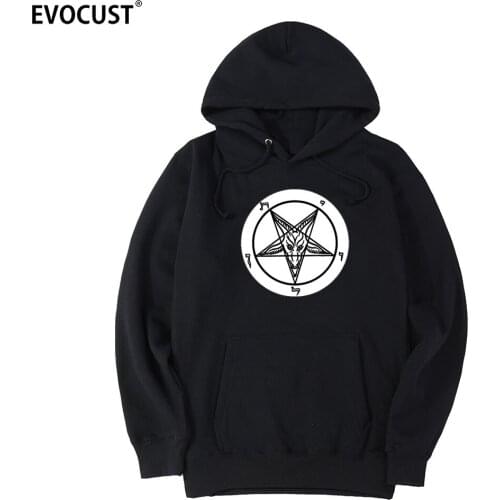 SATANIST BAPHOMET men Hoodies Sweatshirts women unisex Combed Cotton