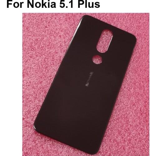 For Nokia 6.1 Plus Back Battery Cover Rear Door Housing case Rear Glass parts For Nokia 6.1Plus