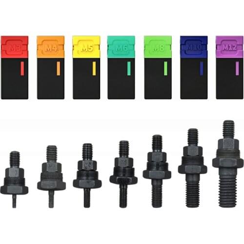 M3-M12 Rivets Nuts Insert Flat Head Threaded Nut for Hand Riveter Riveting Nut Gun Tools Accessories Replace nut rivet mandrel