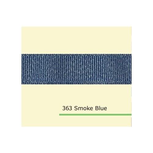 1/8" inch (3mm) Gold Glitter Smoke Blue grosgrain ribbon