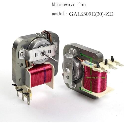 1pc fan motor for microwave oven electric fan household insert Fan motor heat dissipation fan Shaded pole Motor replacement