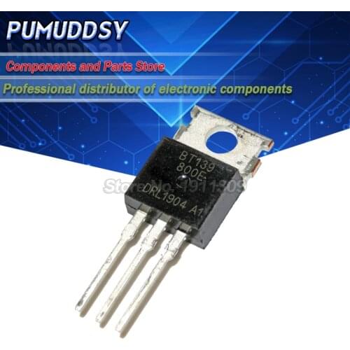 10PCS BT139-800E BT139 BT139-800 800V 16A Triacs RAIL TRIAC TO-220